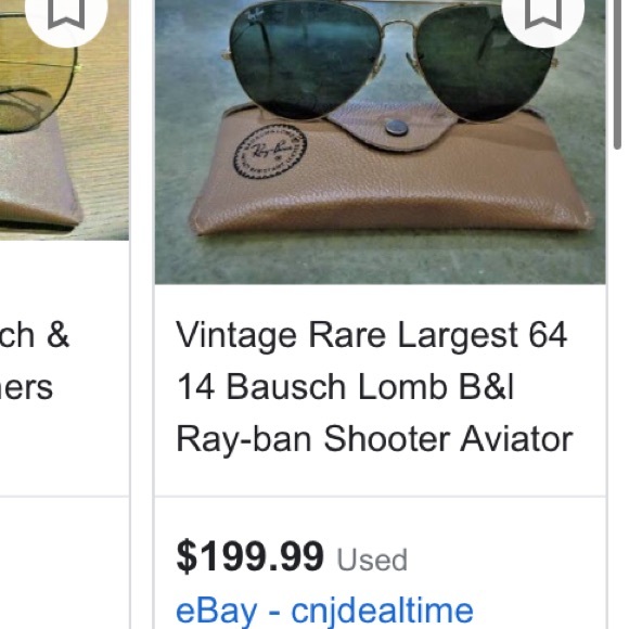 COPY - Ray-ban Bausch Lomb Shooter Aviator sungla… - Picture 7 of 7